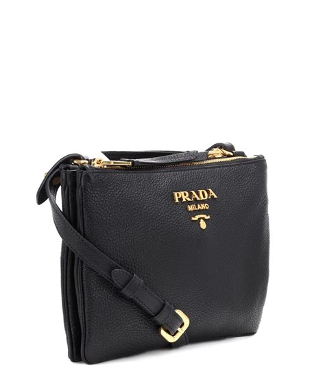 prada patent leather black womens|prada black leather crossbody bag.